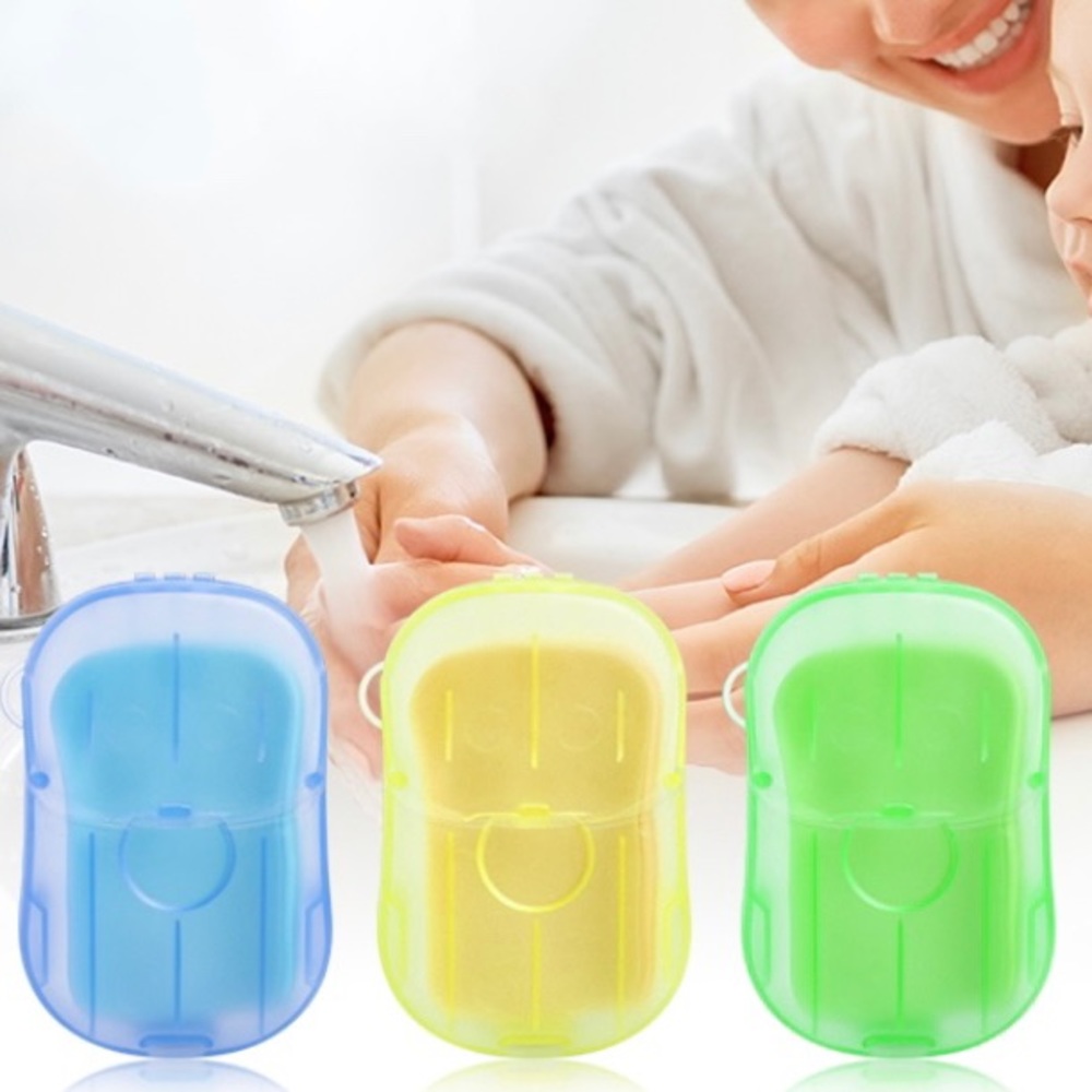 100 Sheets (5 Boxes) Travel Hand Soap Sheets
